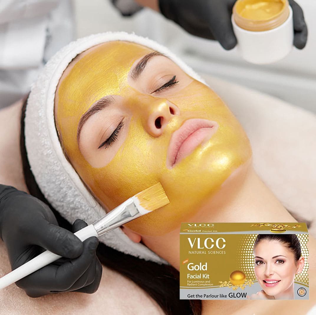 Vlcc Gold Facial at home
